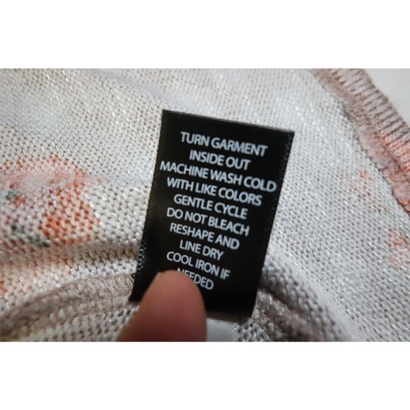 Torrid Floral Cottagecore Kimono Duster Knit Hi-Low Bloomscoere 3/4 Sleeve Sz 0X - Picture 6 of 10